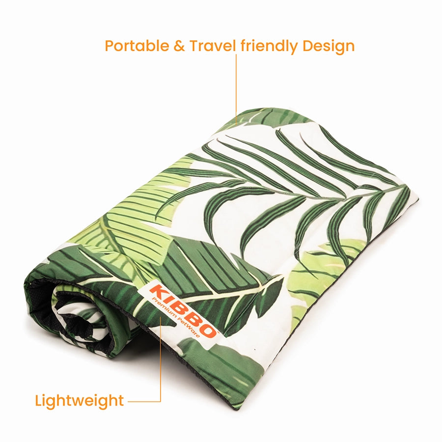 Pet Mat, Green Leaf Pack1
