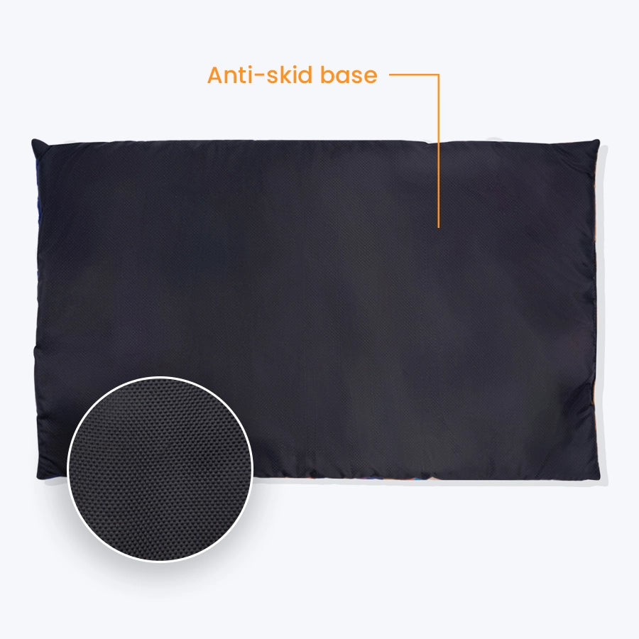 Pet Mat, Yellow & Blue Mandala