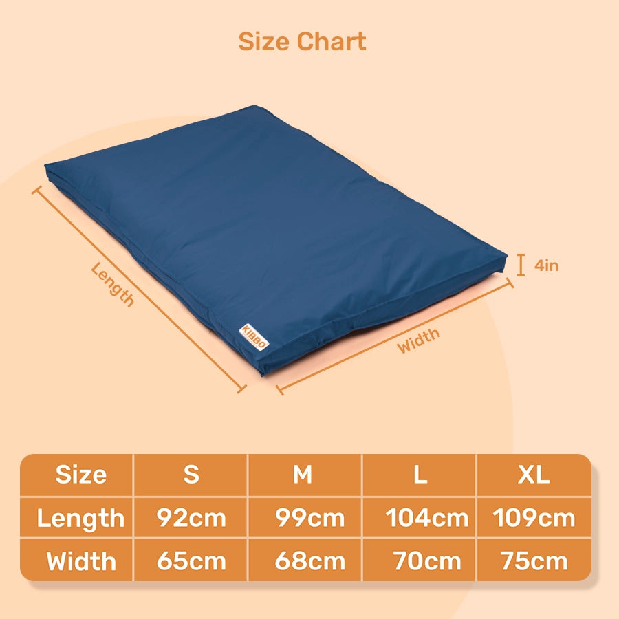 Waterproof Flat Bed, Blue