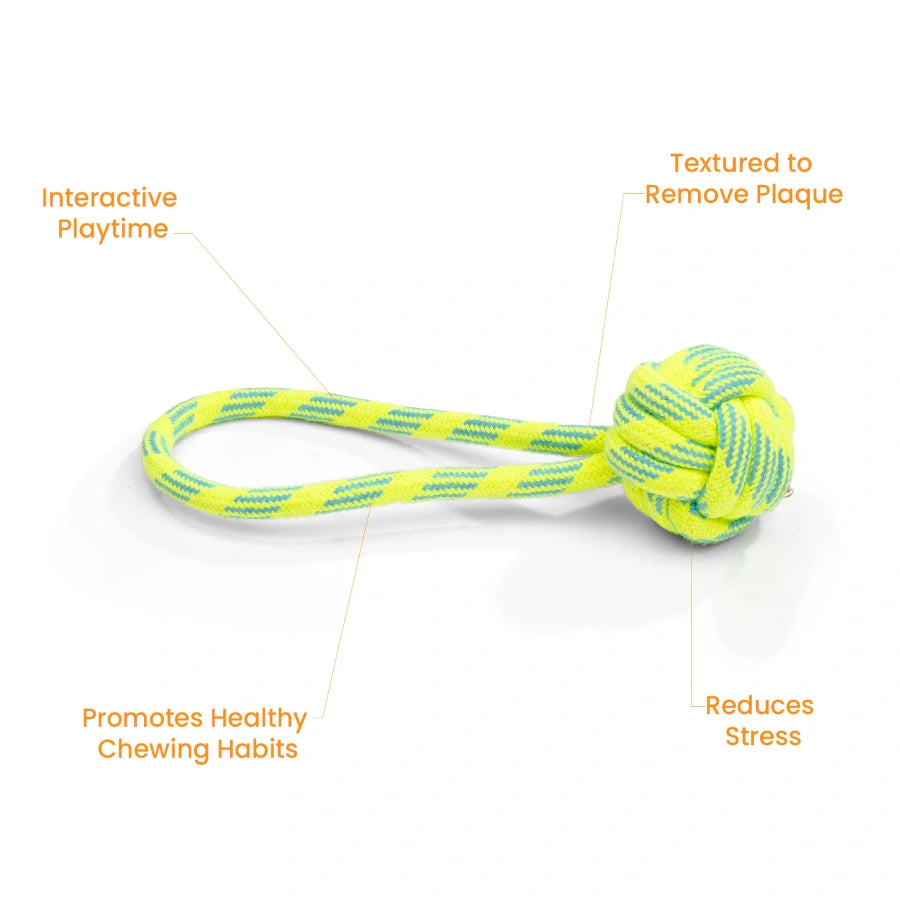 Rope Toy, Handle Ball