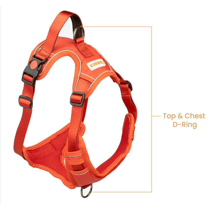 Reflective Vest Harness, Red