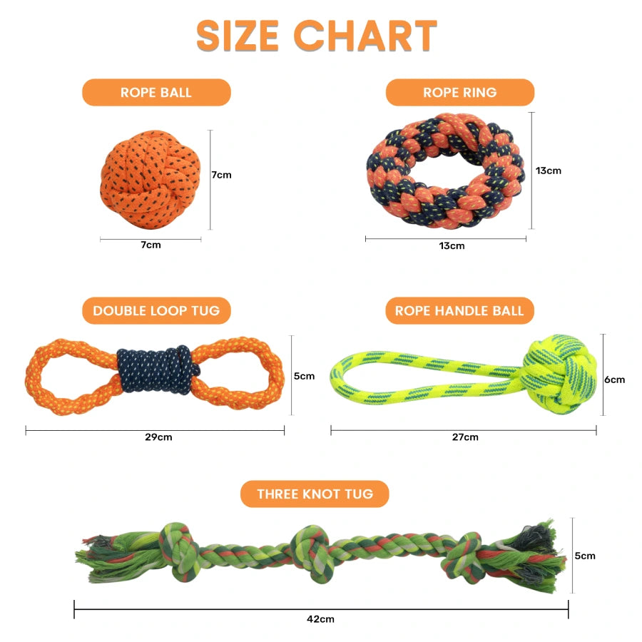 Rope Toy, Handle Ball