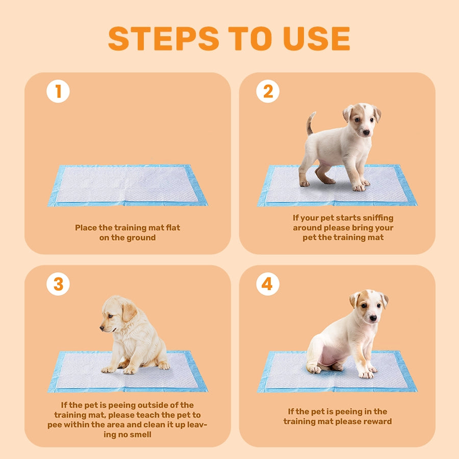 Training Pads for Dogs & Cats, Pack of 50 (45x60 CM)