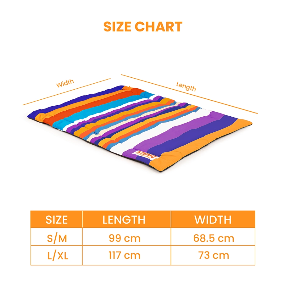 7 mat size chart