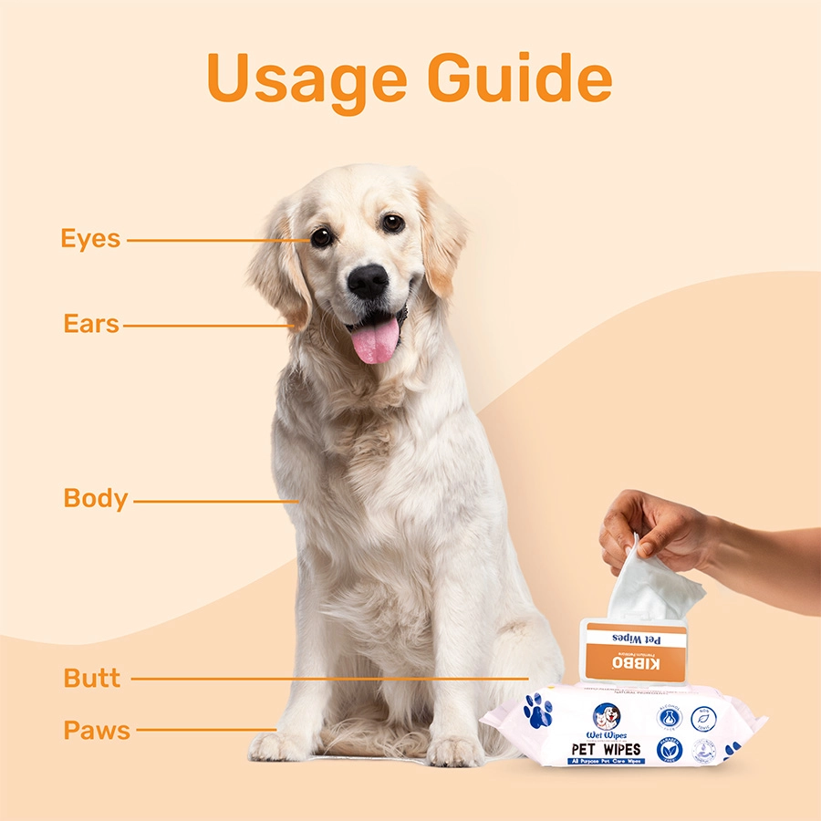 2 Pet wipes for dog